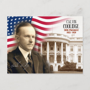 Calvin Coolidge - 30e President van de V.S. Briefkaart