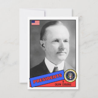 Calvin Coolidge Baseball Card