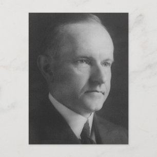 Calvin Coolidge Briefkaart