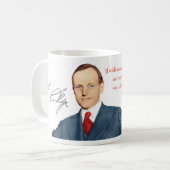 Calvin Coolidge Mok #24 "Taxes" (Voorkant links)