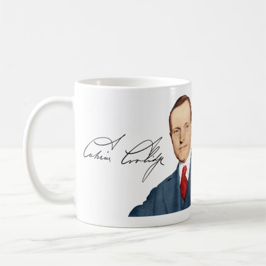 Calvin Coolidge Mok #4 (Links)