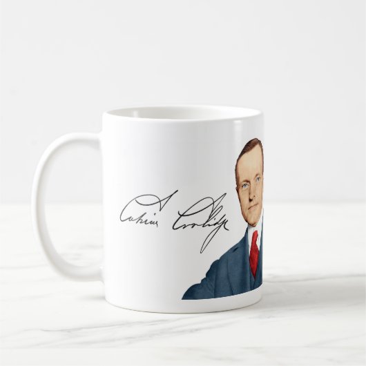 Calvin Coolidge Mok #5 (Links)