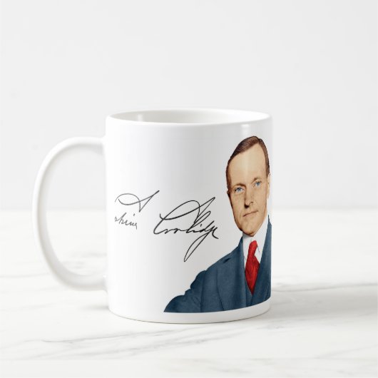 Calvin Coolidge Mug #15 (Gauche)