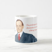 Calvin Coolidge Mug #3 "Coût de la vie" (Centre)