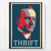 Calvin Coolidge "Thrift"-Muismat Muismat (Voorkant)