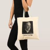 Calvin Coolidge Tote Bag (Voorkant (product))