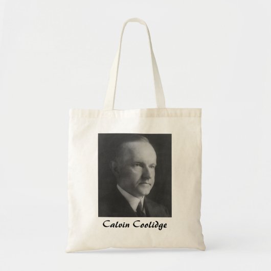Calvin Coolidge Tote Bag (Voorkant)