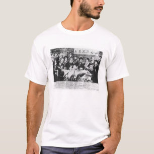 Calvin en Luther (graving) T-shirt