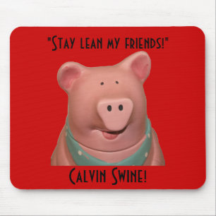 Calvin Swine Mousepad. Muismat