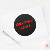 CALVINISME ROCKS STICKER (Enveloppe)