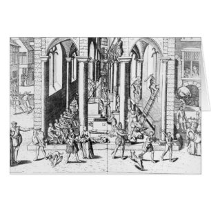 Calvinisten vernietigen beelden
