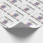 Calvinisten zijn mensen cadeaupapier (Hoek)