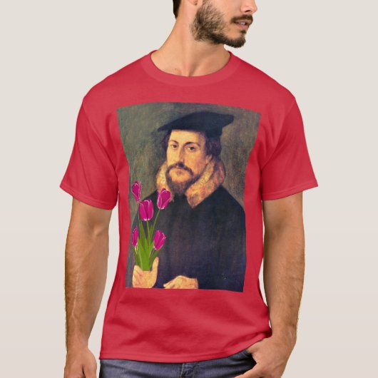 Calvin's Tulps T-Shirt (Voorkant)
