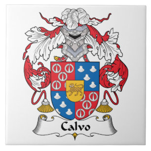 Calvo Family Crest Tegeltje
