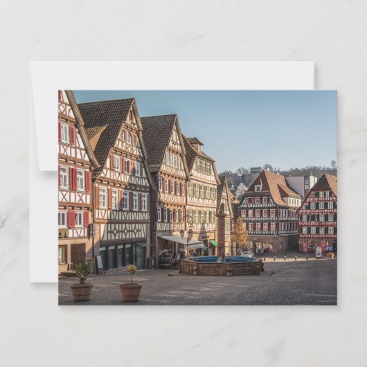 Calw Schwarzwald Kaart (Voorkant)