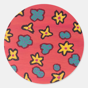 Calypso ronde sticker