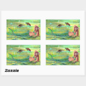 Calypso sirène avec stickers tortues de mer (Feuille)