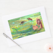 Calypso sirène avec stickers tortues de mer (Enveloppe)