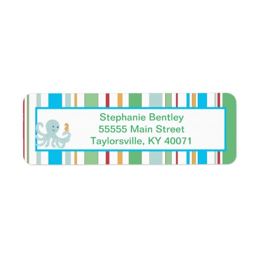 Calypso Zee Creater Return Address Label (Voorkant)