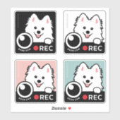 Cam de Dash - Sticker d'enregistrement de chien Sp (Feuille)
