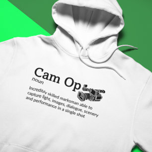 Cam op definitie lichte modus - camerateam hoodie