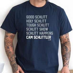 Cam Schlittler Schlitt Lijst New York Honkbal Fan T-shirt