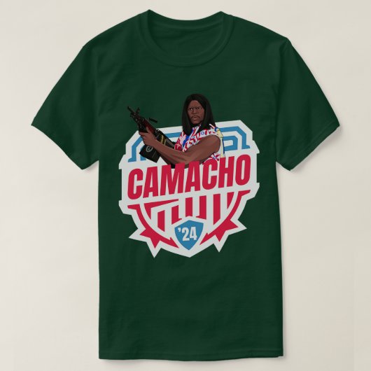 Camacho 2024 Idiocracy T-shirt (Design voorkant)