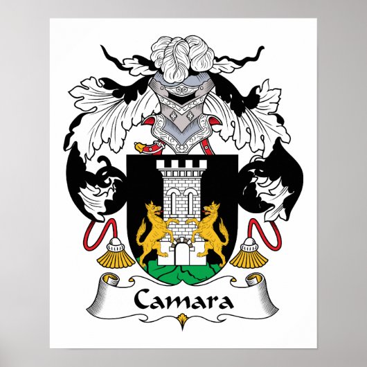 Camara Family Crest Poster (Voorkant)
