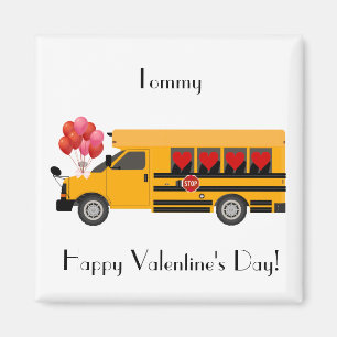 Camarades de classe Aimant de la Saint-Valentin Bu