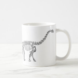 Camarasaurus Dinosaur Antiek print Koffiemok