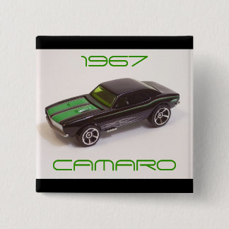 Camaro 1967 vierkante button 5,1 cm