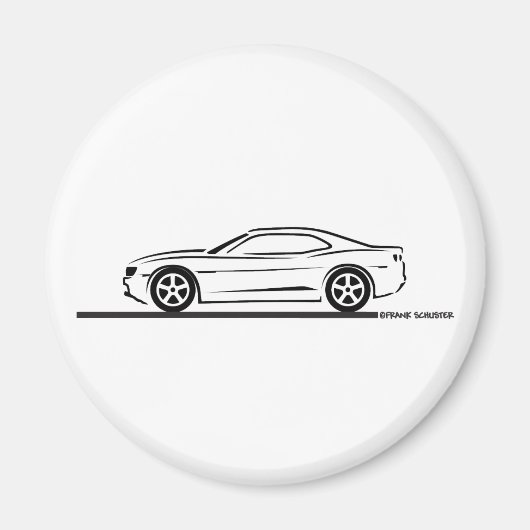 Camaro 2010 magneet (Voorkant)