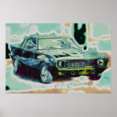 Camaro Abstract Poster (Voorkant)
