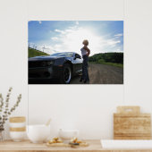 Camaro Girl Poster (Keuken)