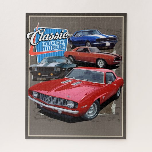 Camaro Groupe de voitures Jigsaw Puzzle (Vertical)