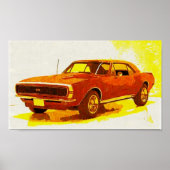Camaro Impressionist Poster (Voorkant)
