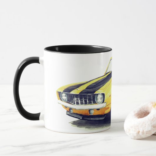 Camaro Mug jaune 1969 (Avec donut)