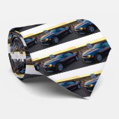 Camaro op Route 66 Stropdas (Opgerold)