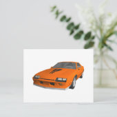 Camaro Sportauto van 80: 3D-model: Briefkaart (Staand voorkant)