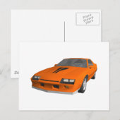 Camaro Sportauto van 80: 3D-model: Briefkaart (Voorkant / Achterkant)