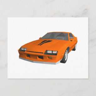Camaro Sportauto van 80: 3D-model: Briefkaart