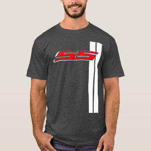Camaro SS klassiek red super sport racing stripe T-shirt