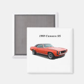 Camaro SS Magnet 1969 (Recto/Verso)