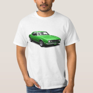 Camaro vert pomme sur le T-shirt blanc