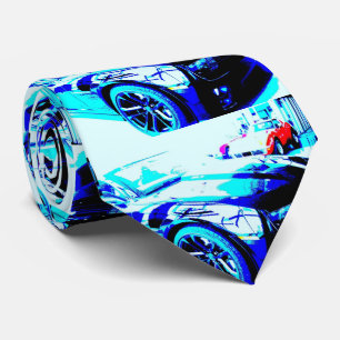 Camaro ZL1 op de showroom verdieping Stropdas