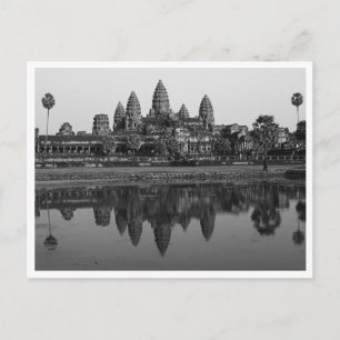 Cambodge  Carte postale B&W de Angkor Vat Travel P