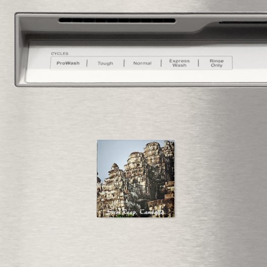 Cambodge Temple ruines Magnet (In Situ (Lave-vaisselle))