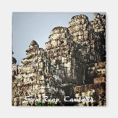 Cambodge Temple ruines Magnet (Devant)