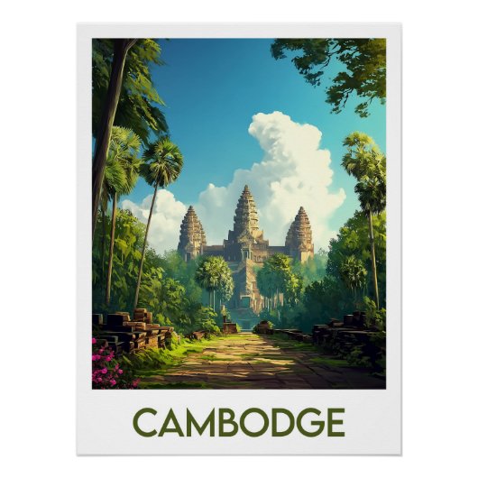 Cambodge-weergave Perfect Poster (Voorkant)
