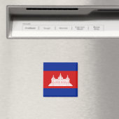 Cambodia Flag Magnet Magneet (Insitu (Vaatwasser))